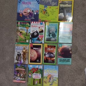 Scholastic Kids Learning Book Set - Blue, Yellow, Green Covers